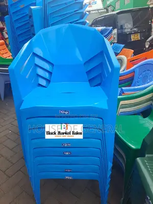 Blue Diamond Plastic Chair