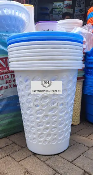 Large Laundry Basket (White)