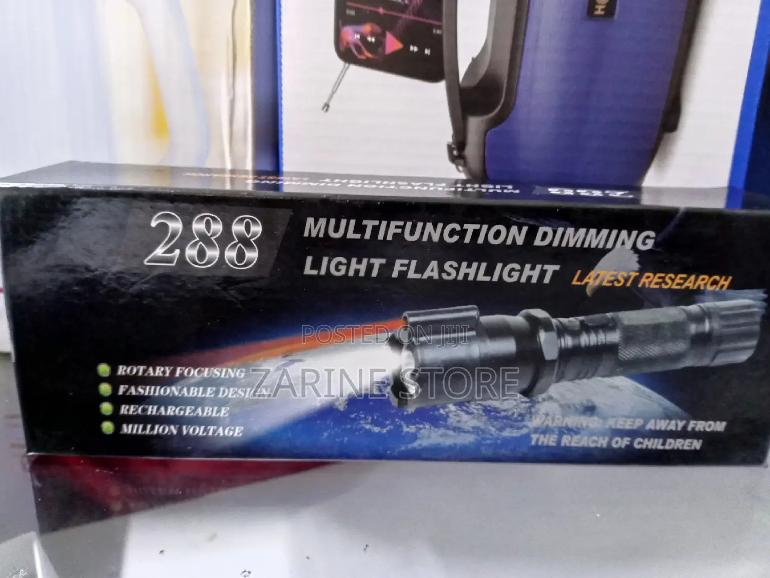 Multifunction Dimming Light Tourch Rechargeable Rotary Focus