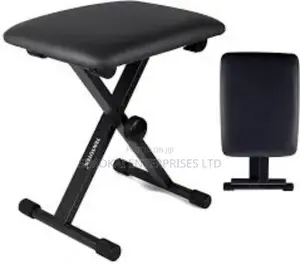 Padded Keyboard / Piano Bench (Black)