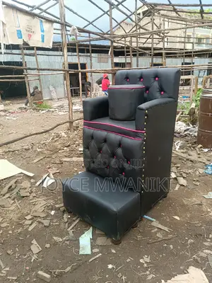 Single Pedicure Seat, Black