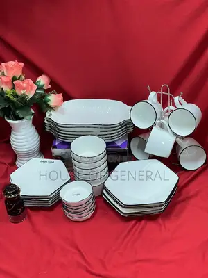Black Line Dinner Set 
36 PCS Set