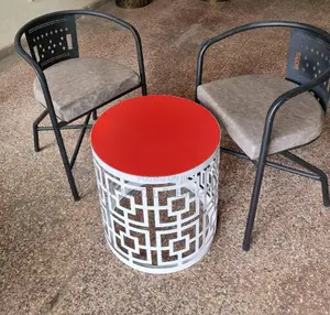 High-Quality Laser Cut Powdercoated Balcony Set.