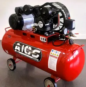 AICO JAPAN*MILANO 100L Petrol Air Compressor Double Piston