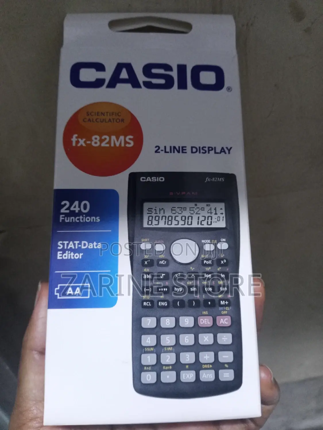 Scientific Calculator Fx-82ms 2 Line Display