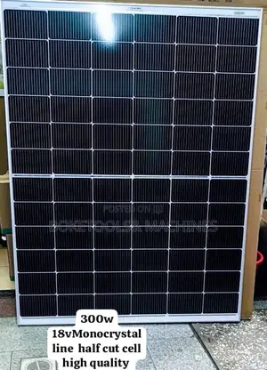 Monocrystalline Solar Half-Cut Cell Quality Panel 300w 18v