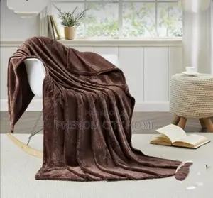 Plain Coral Fleece Throw Blanket