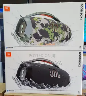 JBL Boombox 3 Black Portable Bluetooth Speaker
