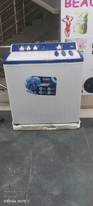 Washer!Von 12kg Semi Automatic Twin Tub Washing Machine