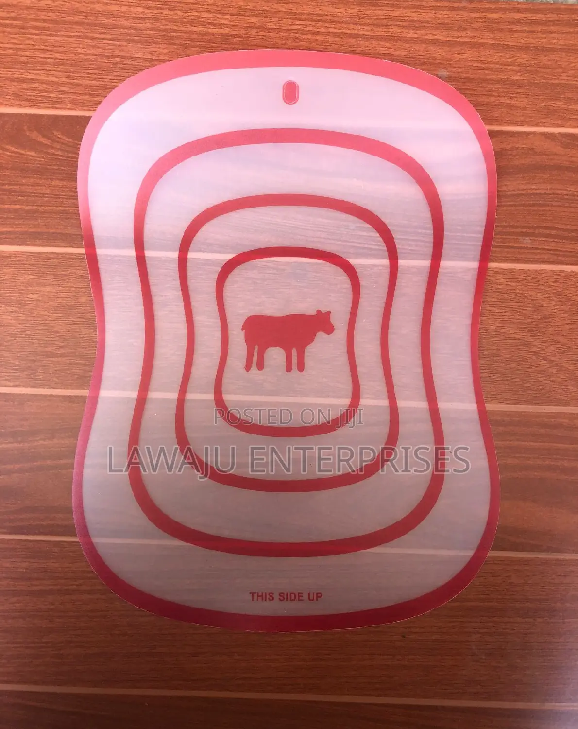 Red Plastic Chopping Board