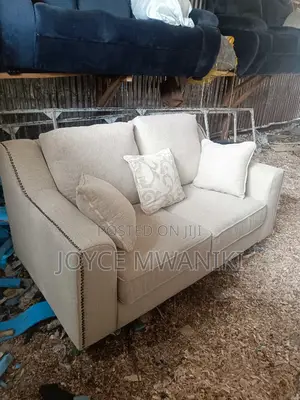 Unique Stylish Sofa, 2 Seater With Throw Pillows.