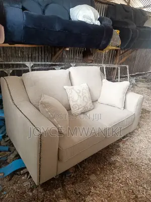 Unique Stylish Sofa, 2 Seater With Throw Pillows.