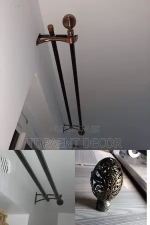 Heavy Duty Coated Curtain Rods