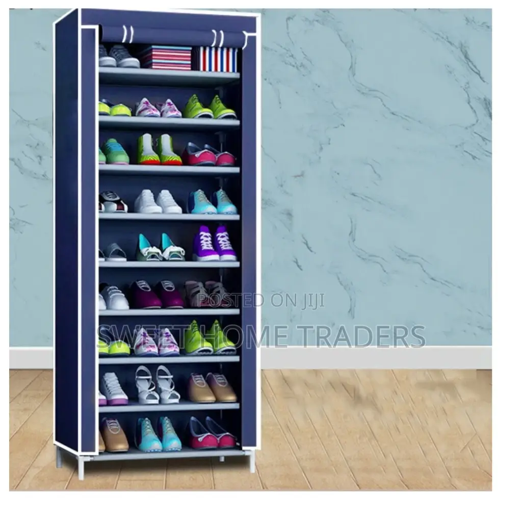 Single Shoe Rack With Cover,