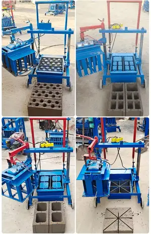 Manual Hollow Concrete Cement Brick Block Making Machine
