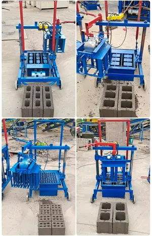 Manual Hollow Concrete Cement Brick Block Making Machine