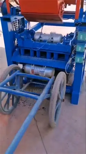 Automatic Concrete Block Interlocking Brick Making Machine
