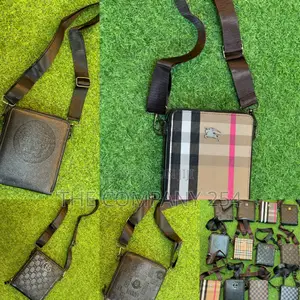 Unisex Louis Vuitton Gucci Burberry Versace Sling Money Bags