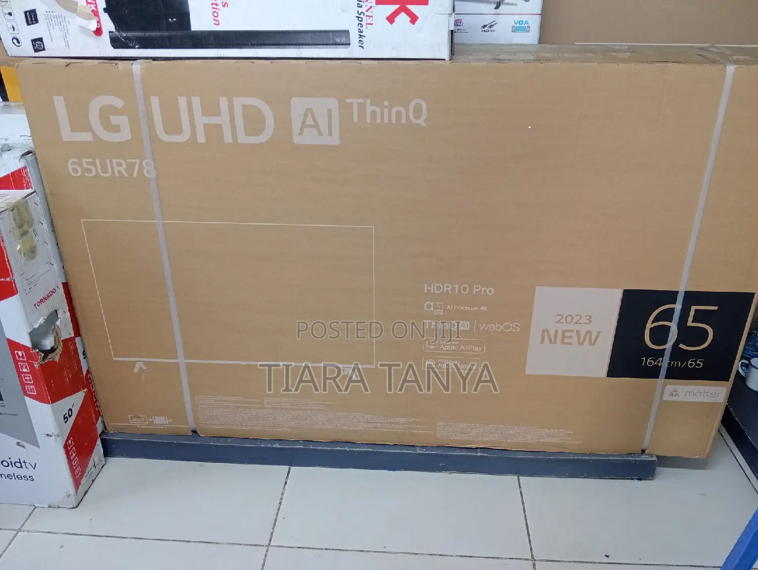 Lg 65" Smart Uhd Ur80 Tv