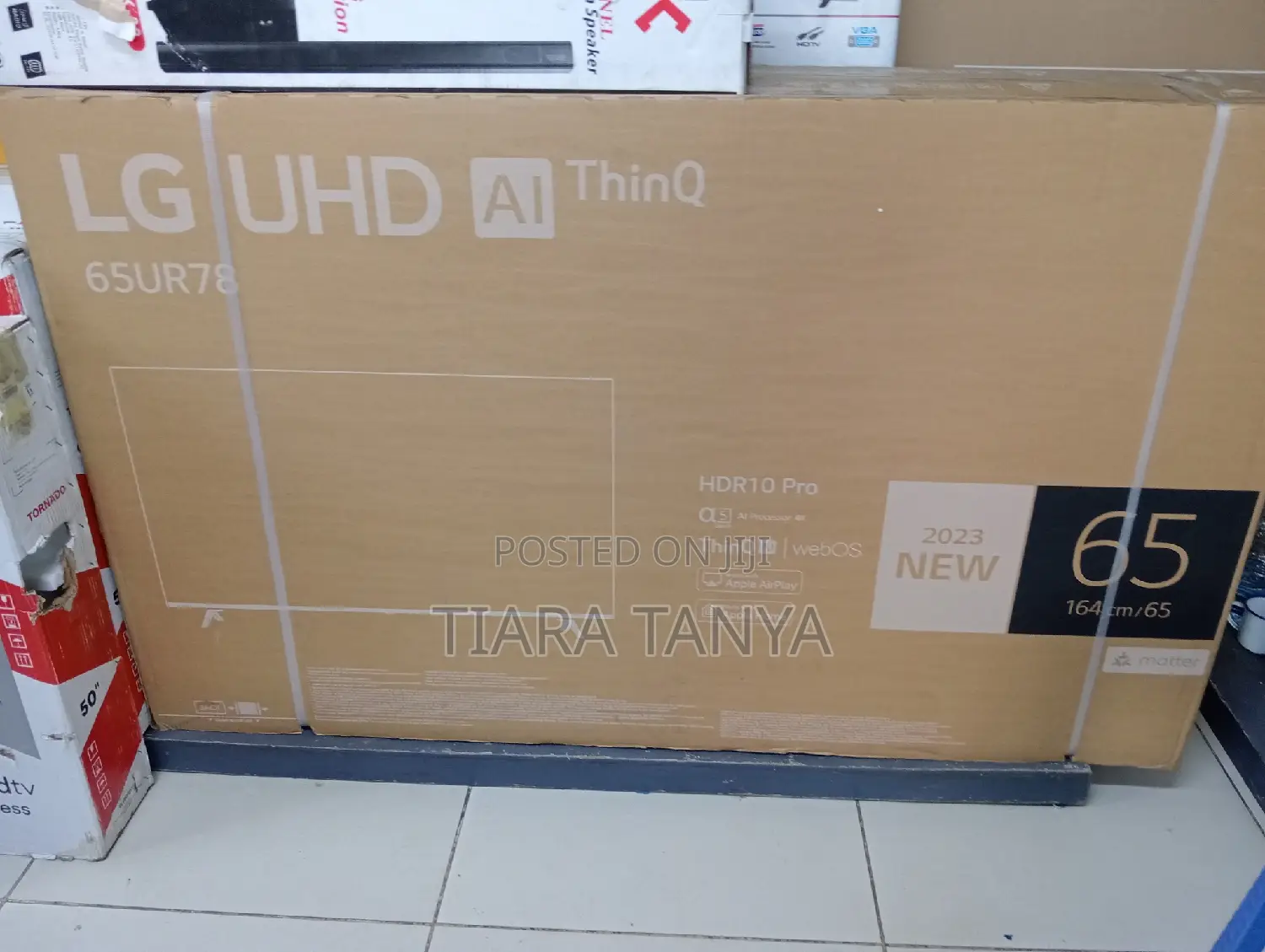 Lg 65" Smart Uhd Ur80 Tv