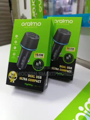 Complete Car Charger Oraimo Highway Dual USB Car Charger