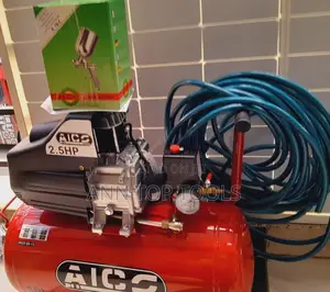Aico Complete Air Compressor With Spray Gun and Hose Pipe