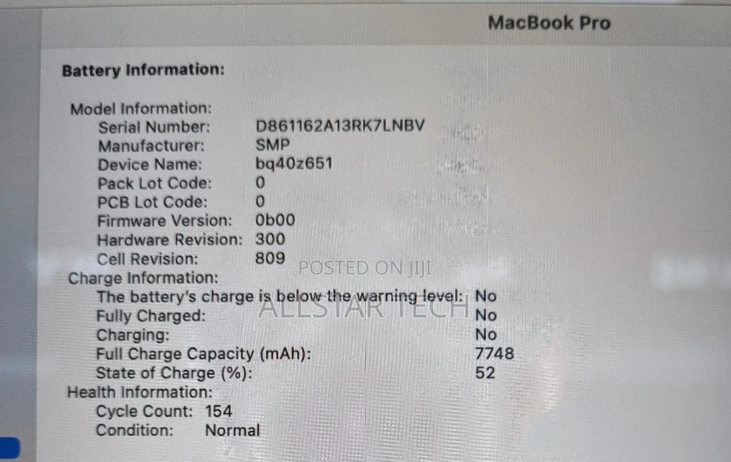 Laptop Apple MacBook 2019 16GB Intel Core I7 SSD 512GB