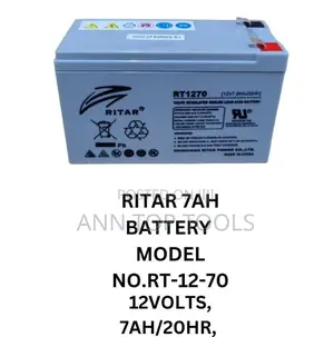Ritar Backup Solar Battery 7ah
