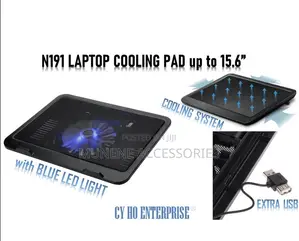 N191 High Performance Super Slim Notebook Cooling Pad -Black