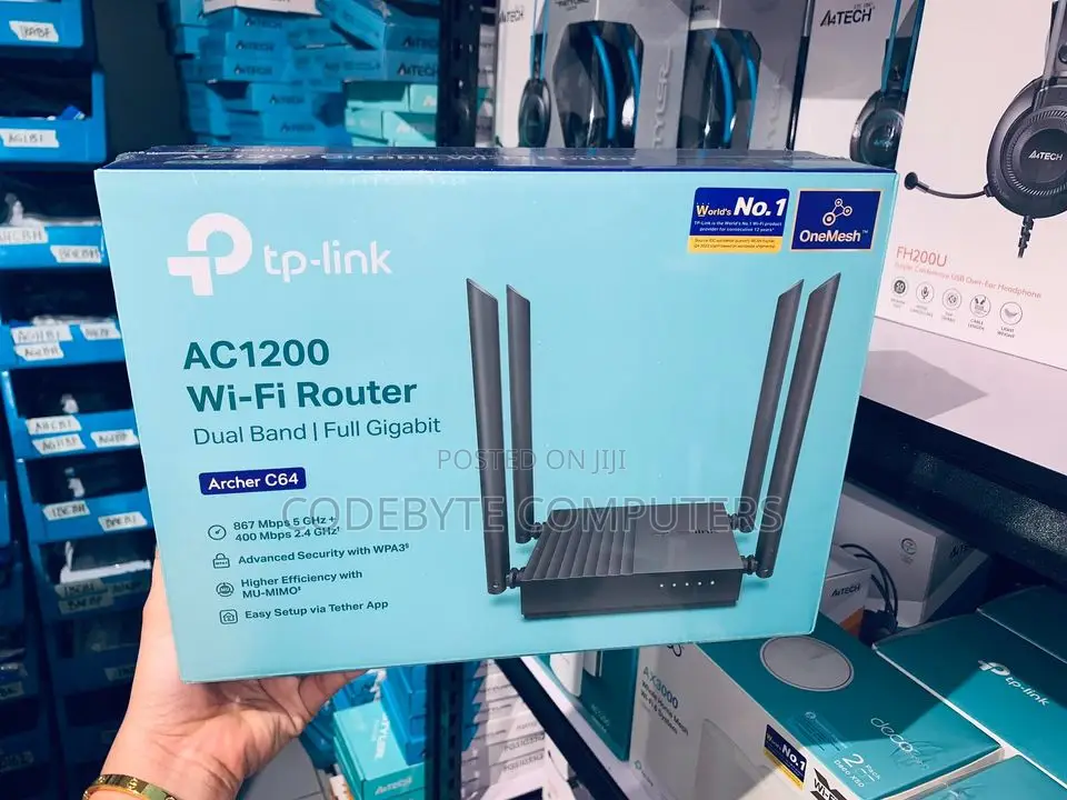 Ac1200 Mu-Mimo Wifi Router Archer C64!! Archer C64!!