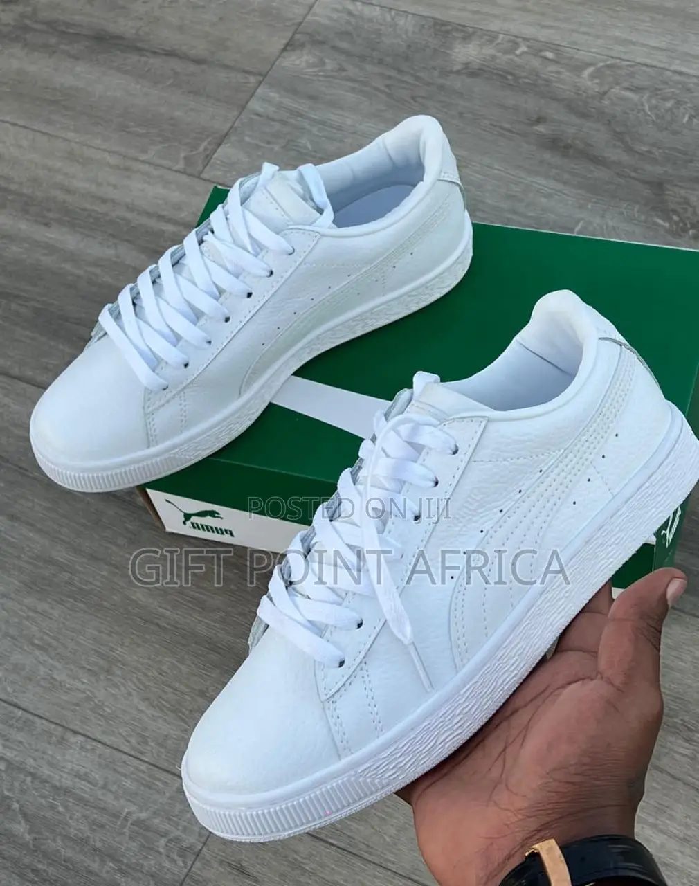 White Puma Sneakers for Men