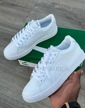 White Puma Sneakers for Men