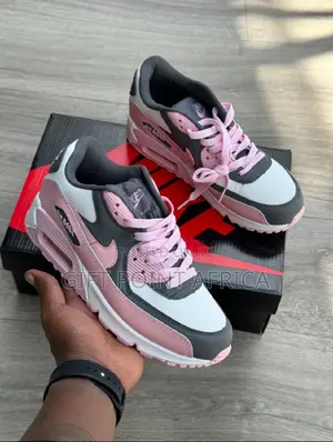 Nike Air Max 90 Pink/Grey/White for Ladies