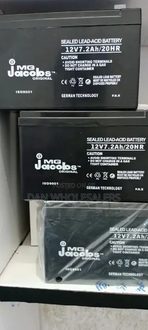 Jacobs 12v 7.2ah 20h Sealed Lead-Ups Battery