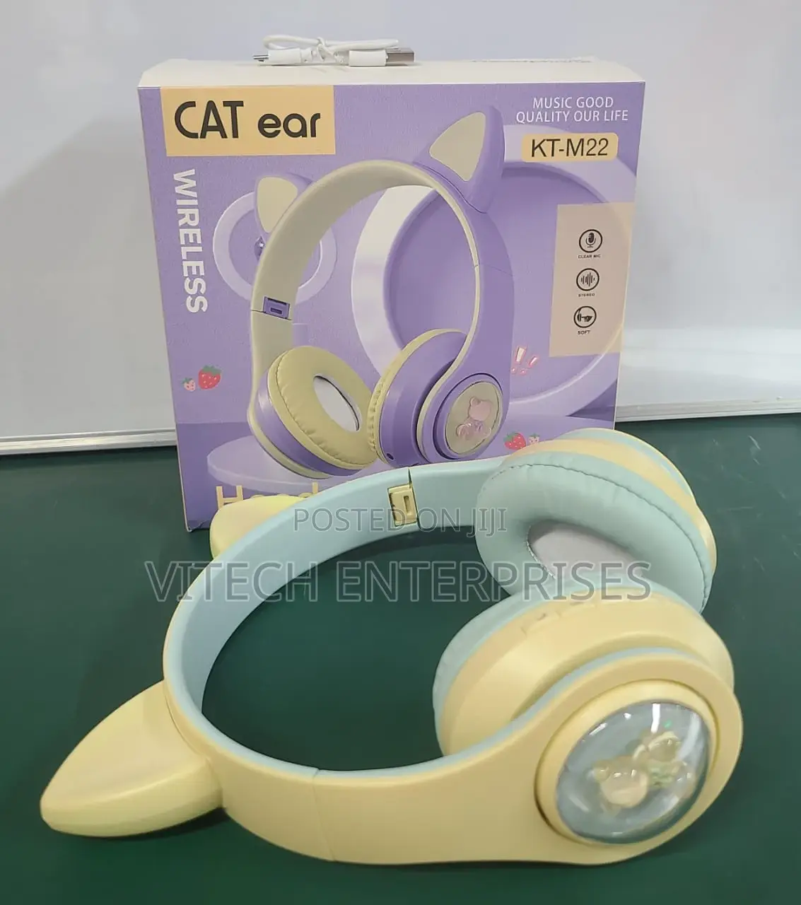 Cartoon Wired Headphones