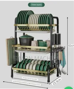 3 Tier High Quality Heavy Duty Dish Rack