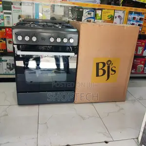 Bj's 60X60 3G + 1E Cooker Silver Standing Cooker