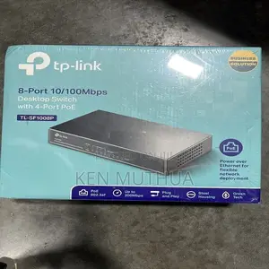Tp-Link TL-SF1008P 8-Port 10/100mbps Fast Ethernet Desktop S