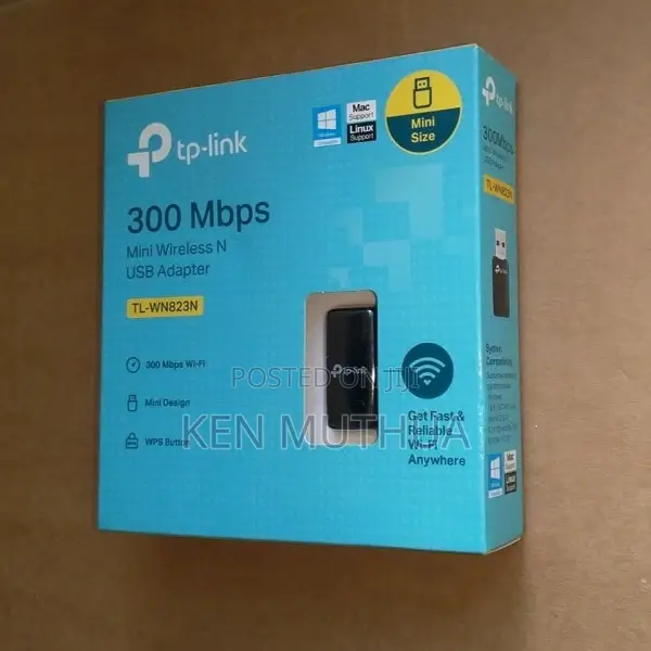 GENUINE TP-LINK 300mbps Mini Wireless N USB Adapter 128-Bit