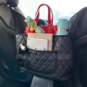 Pu Leather Car in Between Seat Organizer