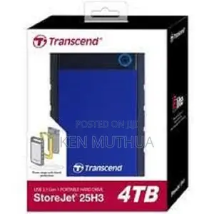 Transcend External HDD 4TB - Iron Grey