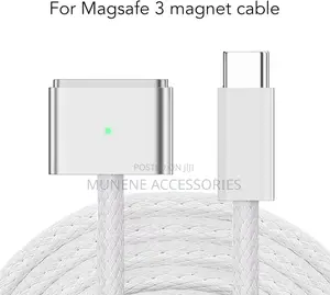 USB C to Magsafe 3 Cable 2m Braided LED Charging Indicator