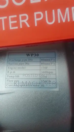 Petrol Highpressure Water Pump Heavy Duty