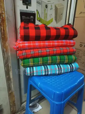 Maasai Wear Maasai Shuka Throw Blanket