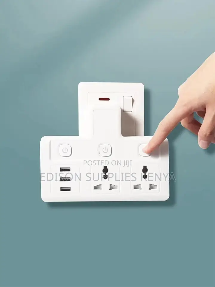 Tronic Multiplug With USB 2 Way Extension Socket Extension