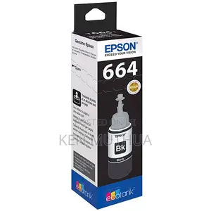 Epson T6641 Ecotank Ink Bottle Singlepack 1 X 70ml Black