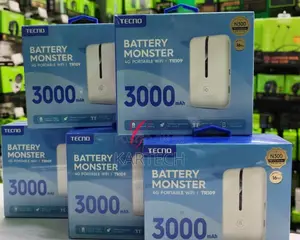 Portable Tecno Mifi 4G Wifi Up to 300mbps With 16 Users