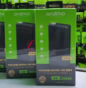 30,000mah Oraimo Powerbox 300 Lit OPB-1301 Power Bank