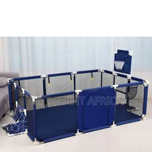 The Baby Fence/Play Pen With Basketball Hoops Football Net