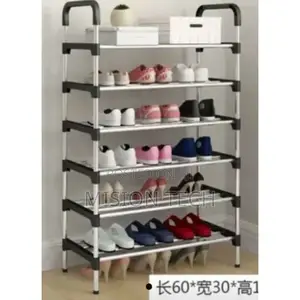 Quality Fashion 7 Layer Stainless Steel Executive Shoe Rack